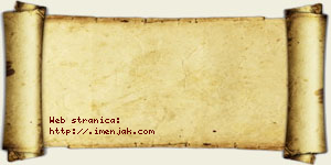 Jakov Rakovac vizit kartica